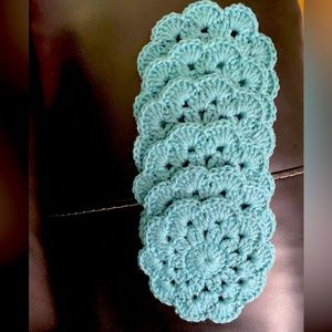 Six Crochet Coasters
